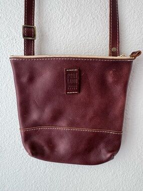 Portland Leather Cognac Festival Bag Crossbody